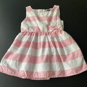 Nautica Pink and White Striped Tunic